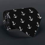 Corbata Patrón de anclaje náutico pequeño y negro de Guay<br><div class="desc">Estaca de cuello de ancla náutica pequeña y negra de Guay. Elegante idea de regalo de cumpleaños o Día del Padre para los hombres. Accesorios de ropa personalizado para él. Diseño elegante con icono de anclaje de envío. Regalo marítimo divertido para marinero, capitán de barco, pescador, pescador, patrón, padre, tío,...</div>
