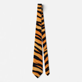 Corbata Patrón de animal de tigre de Bengala