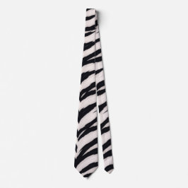 Corbata Patrón de animal tigre blanco