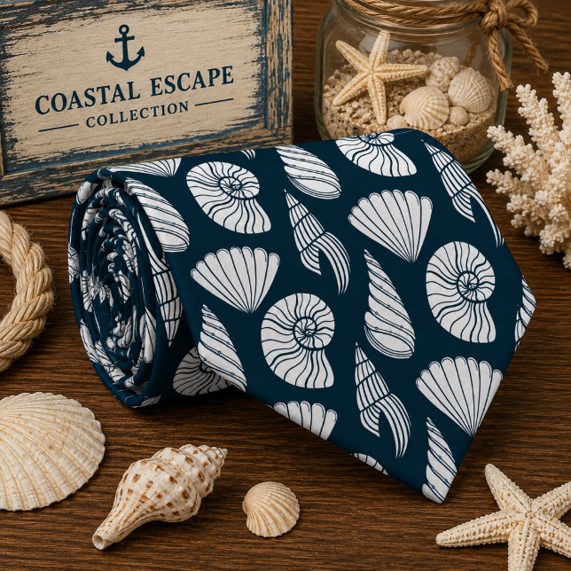 Corbata Patrón de animales marinos de acuarela  (Subido por el creador)