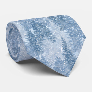 Corbata Patrón de árbol azul