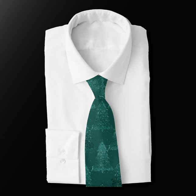 Corbata Patrón de árbol clásico | Navidades Kelly Green en (Subido por el creador)
