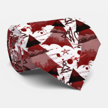 Patrón de árboles de navidad rojos