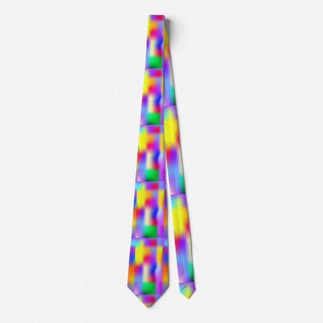 Corbata Patrón de Arcoíris (Anverso)