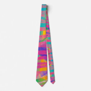 Corbata Patrón de Arcoíris