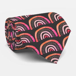 Corbata Patrón de Arcoíris