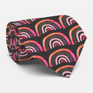 Corbata Patrón de Arcoíris