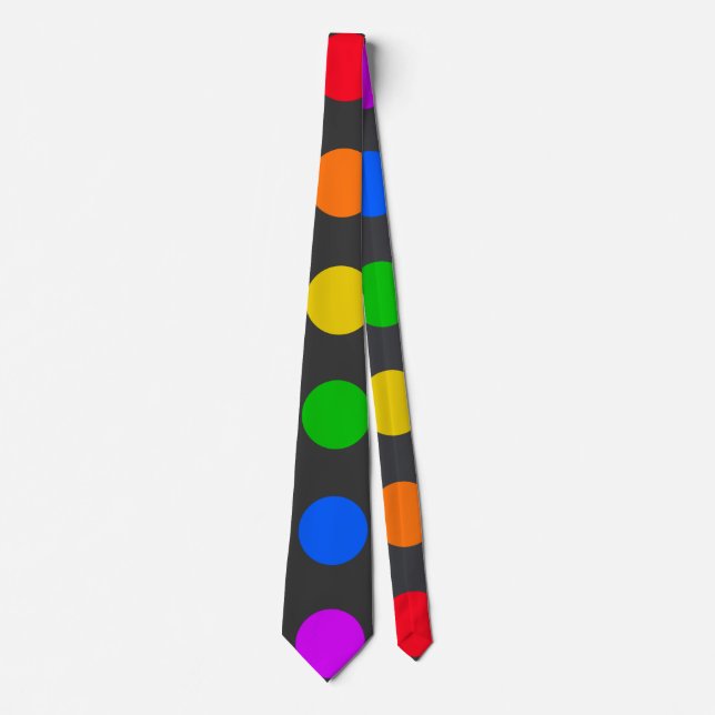Corbata Patrón de Arcoíris (Anverso)