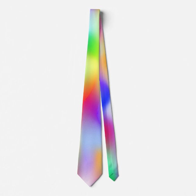 Corbata Patrón de Arcoíris (Anverso)