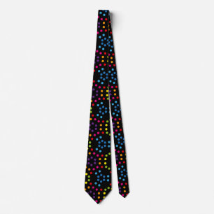 Corbata Patrón de arcoíris con lunares