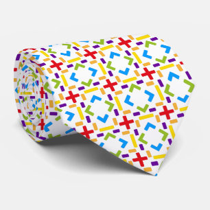 Corbata Patrón de arcoíris patrón gráfico