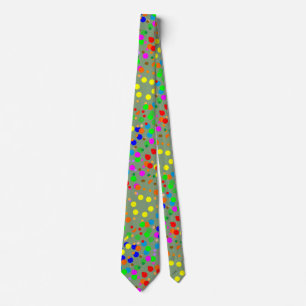 Corbata Patrón de arcoíris realmente diferente