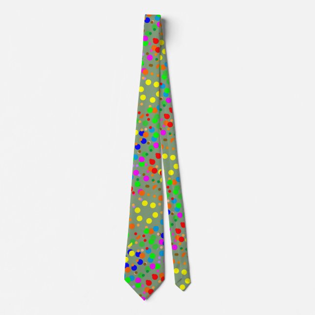 Corbata Patrón de arcoíris realmente diferente  (Anverso)