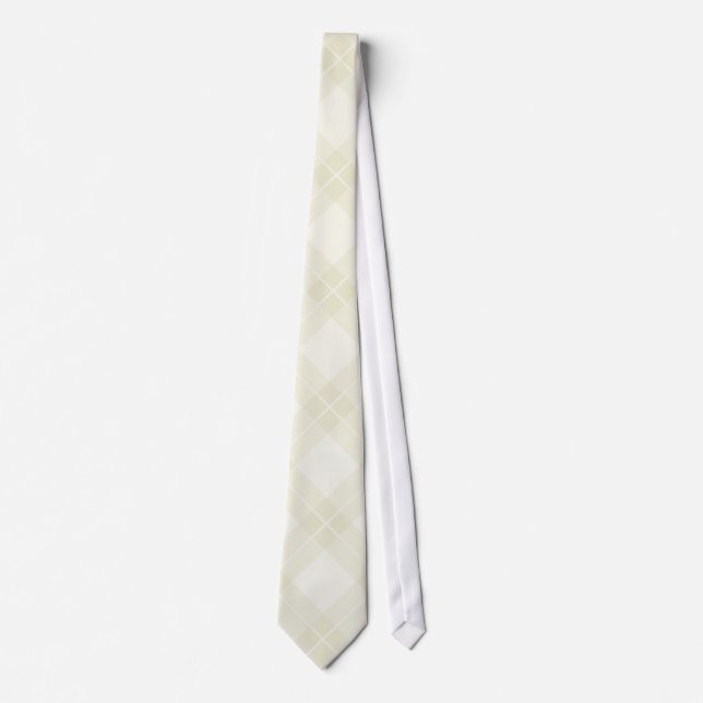 Corbata Patrón de arglos blancos (Anverso)