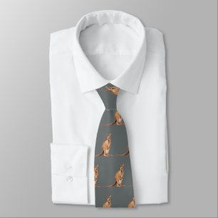 Corbata Patrón de arte de canguro