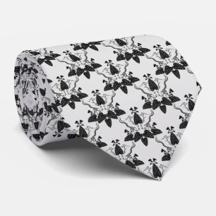 Corbata Patrón de aspecto de Damasco de Gatos y Catnip