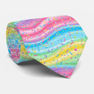 Corbata Patrón de baldosas coloreadas rociadas genial