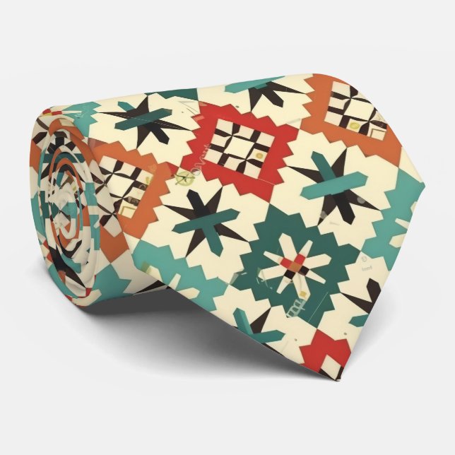 Corbata Patrón de baldosas de Guay Aztec Western (Enrollado)