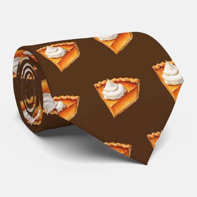 Corbata Patrón de baldosas finas Pastel de calabaza de pan (Enrollado)