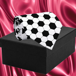 Corbata Patrón de Balón de Fútbol Deportes
