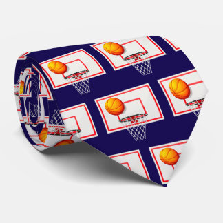 Corbata Patrón de baloncesto | Regalos deportivos