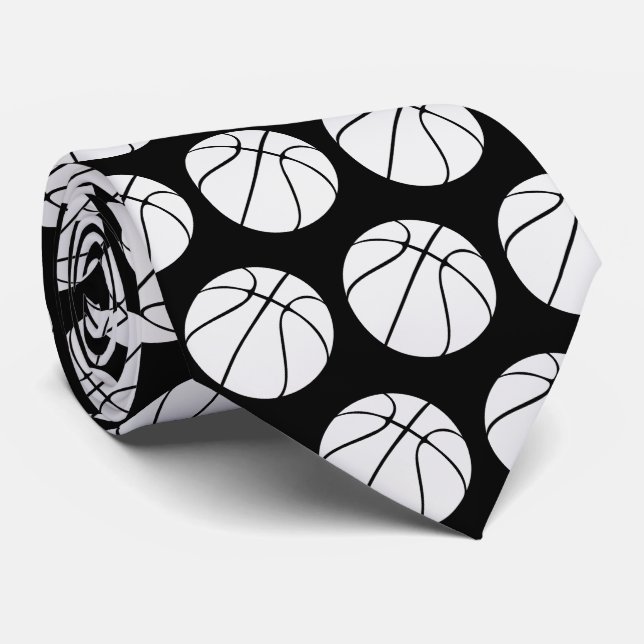Corbata Patrón de baloncesto Tira de cuello (Enrollado)