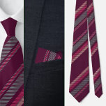Corbata Patrón de bandas de corte coloridas<br><div class="desc">Colorida corbata del cuello del patrón de bandas cortas.</div>