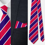Corbata Patrón de bandas de corte coloridas<br><div class="desc">Colorida corbata del cuello del patrón de bandas cortas.</div>