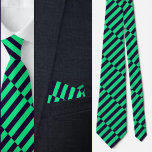Corbata Patrón de bandas de corte coloridas<br><div class="desc">Colorida corbata del cuello del patrón de bandas cortas.</div>