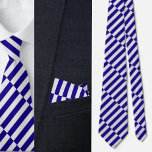 Corbata Patrón de bandas de corte coloridas<br><div class="desc">Colorida corbata del cuello del patrón de bandas cortas.</div>