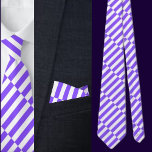 Corbata Patrón de bandas de corte coloridas<br><div class="desc">Colorida corbata del cuello del patrón de bandas cortas.</div>