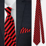 Corbata Patrón de bandas de corte coloridas<br><div class="desc">Colorida corbata del cuello del patrón de bandas cortas.</div>