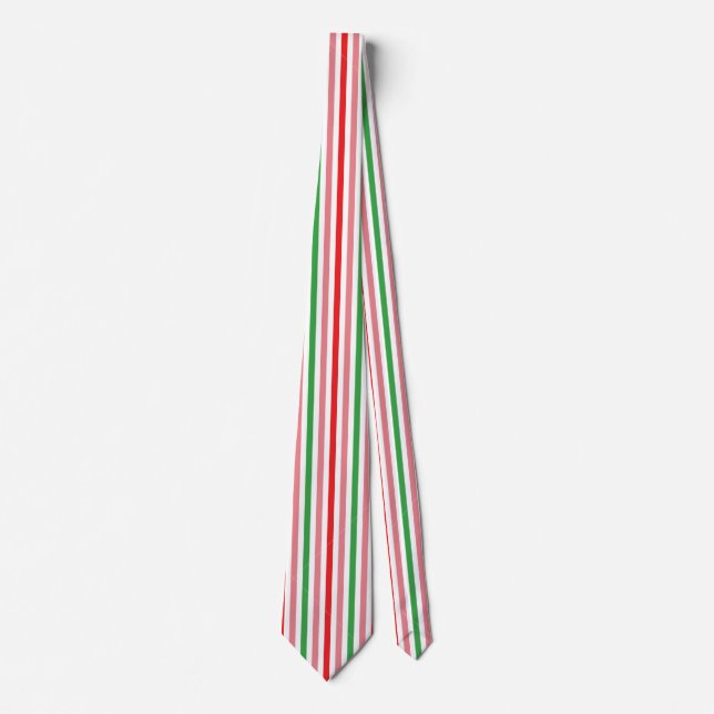 Corbata Patrón de bandas de verano de la sandía-56206 (Anverso)