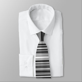 Corbata Patrón de bandas monocromáticas