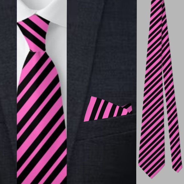 Corbata Patrón de bandas violetas coloridas (Subido por el creador)