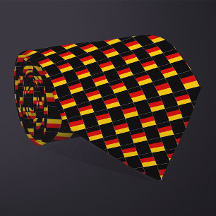 Corbata Patrón de bandera de Alemania controlado