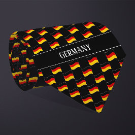 Corbata Patrón de bandera de Alemania ondulada