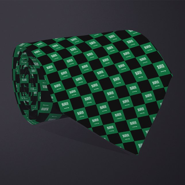 Corbata Patrón de bandera de Arabia Saudita controlado (Subido por el creador)