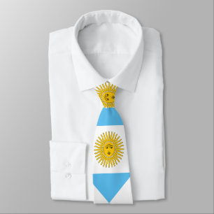 Corbata Patrón de bandera de Argentina