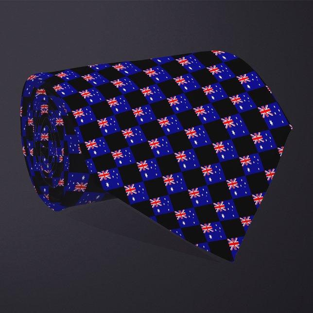 Corbata Patrón de bandera de Australia controlado (Subido por el creador)