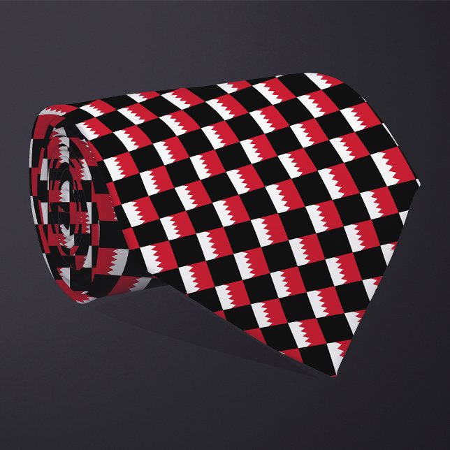 Corbata Patrón de bandera de Bahréin controlado (Subido por el creador)