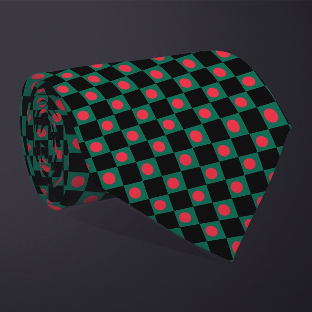 Corbata Patrón de bandera de Bangladesh controlado (Subido por el creador)
