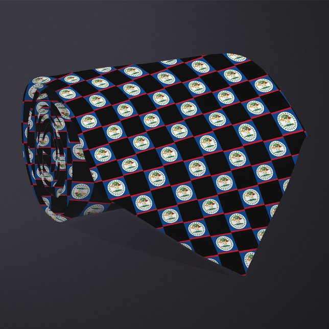 Corbata Patrón de bandera de Belice verificada (Subido por el creador)