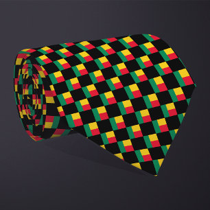 Corbata Patrón de bandera de Benín controlado