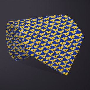 Corbata Patrón de bandera de Bosnia y Herzegovina