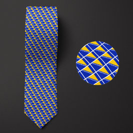 Corbata Patrón de bandera de Bosnia y Herzegovina