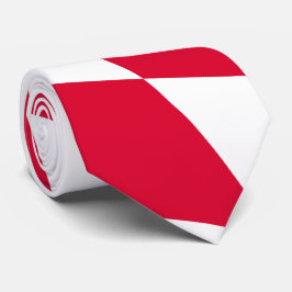 Corbata Patrón de bandera de diamantes de Baviera roja y b