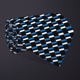 Corbata Patrón de bandera de Estonia controlado
