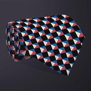 Corbata Patrón de bandera de Filipinas controlado