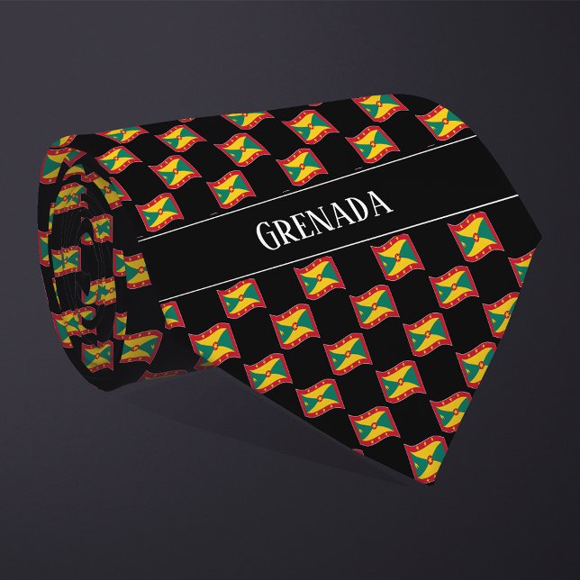 Corbata Patrón de bandera de Granada ondulada (Subido por el creador)